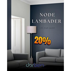 Node Lambader E27 12w 38cm Metal Eskitme/krem Dorbien-lm-2549-16207