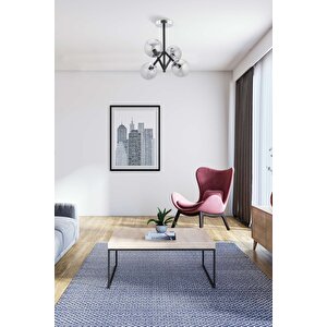 Top Modern Avize E27 48w 45cm Metal Siyah Dorbien-fz-7401-4bsy
