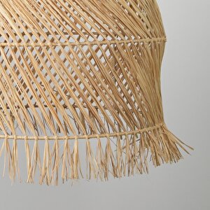 Spiral Modern Avize E27 12w 40cm Rafya Doğal Dorbien-slr-8033