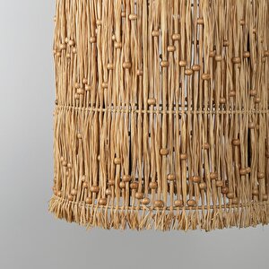 Çalıkuşu Modern Avize E27 12w 40cm Rafya Doğal Dorbien-slr-8002-l