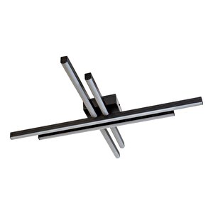 Yıldız Modern Avize Led 35w 70x70cm Alüminyum Profil Siyah Dorbien-er-10384-4bsy