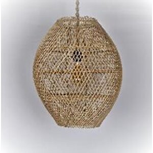 Damla Modern Avize E27 12w 40cm Metal Doğal Dorbien-av-12302-140