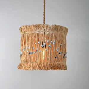 Alaçatı Modern Avize E27 12w 25cm Metal Doğal Dorbien-av-12302-104