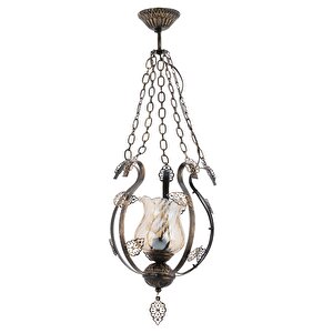 Kuğu Klasik Avize E27 12w 26cm Metal Eskitme Dorbien-fz-7510-te