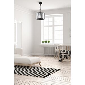 Elmas Modern Avize E27 12w 23cm Metal Siyah Dorbien-fz-7520-t3-bsy