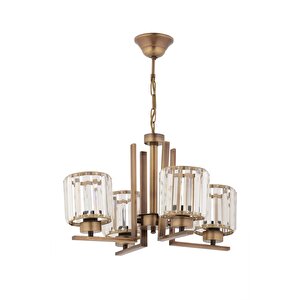 Kristal Modern Avize E27 48w 50cm Metal Eskitme Dorbien-fz-7396-4e