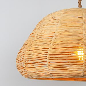 Dila Modern Avize E27 12w 30cm Rafya Doğal Dorbien-slr-8096