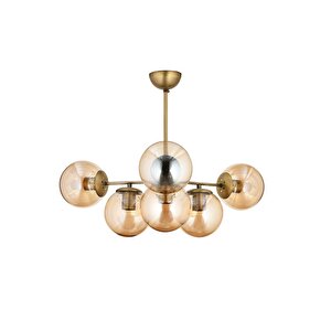 Birleşik Modern Avize E27 72w 70cm Metal Eskitme Dorbien-fz-7402-6e