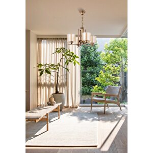 Silindir Modern Avize E27 48w 50cm Metal Eskitme Dorbien-fz-7395-4e