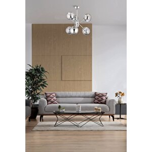 Blop Modern Avize E27 72w 45cm Metal Krom Dorbien-fz-7403-6k