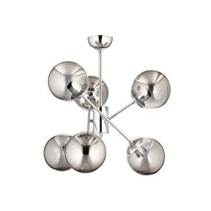 Blop Modern Avize E27 72w 45cm Metal Krom Dorbien-fz-7403-6k
