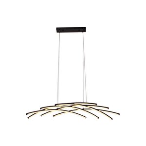 Yıldız Modern Avize Led 60w 90x60cm Alüminyum Profil Siyah Dorbien-ev-10379-3y-bsy