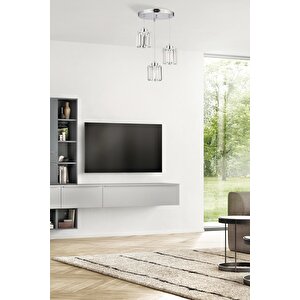 Bottle Modern Avize E27 36w 30cm Metal Krom Dorbien-fz-7383-3y-k