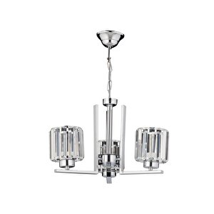 Kristal Modern Avize E27 36w 50cm Metal Krom Dorbien-fz-7396-3k