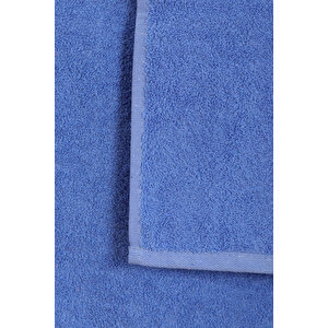 2 Parça Kadın / Erkek Banyo Duş Hamam Havlu Seti 90x150 Cm %100 Pamuklu Mavi