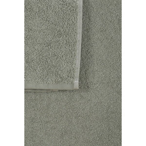 2 Parça Kadın / Erkek Banyo Duş Hamam Havlu Seti 90x150 Cm %100 Pamuklu Koyu Yeşil