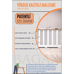 Petek Onu Dresuar Kaplama 96cm Cok Amacli Dolaplar Mobilya Kalorifer Petek Onu Kapatma