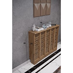 Karatay Model, Çam Renk, 96 Cm Petek Kaplama, Dresuar