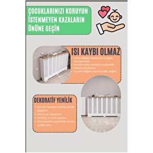 Perge Model, Beyaz  Üstü Çam Renk, 76 Cm Petek Kaplama, Dresuar