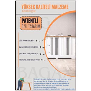 Petek Onu Dresuar Kaplama 96cm Cok Amacli Dolaplar Mobilya Kalorifer Petek Onu Kapatma