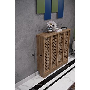 Pera Model, Çam Renk, 76 Cm Petek Kaplama, Dresuar