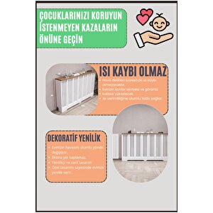 Pera Model, Beyaz Üstü Çam Renk, 136 Cm Petek Kaplama, Dresuar