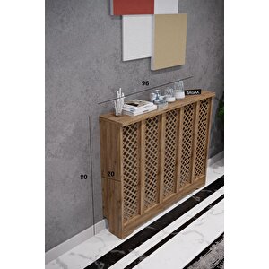 Zeugma Model, Çam Renk, 96 Cm Petek Kaplama, Dresuar