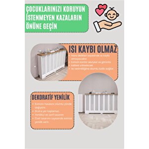 Zeugma Model, Beyaz Üstü Çam Renk, 76 Cm Petek Kaplama, Dresuar