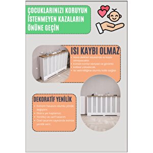 Zeugma Model, Beyaz Üstü Çam Renk, 136 Cm Petek Kaplama, Dresuar