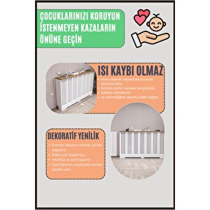 Pera Model, Beyaz Üstü Çam Renk, 96 Cm Petek Kaplama, Dresuar