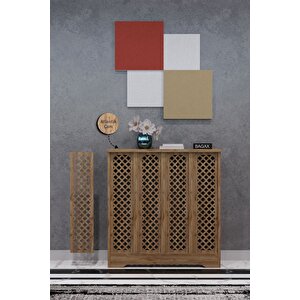 Perge Model, Çam Renk, 76 Cm Petek Kaplama, Dresuar