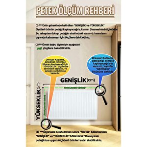 Ayasofya Model, Beyaz Üstü Çam Renk, 76 Cm Petek Kaplama, Dresuar