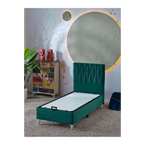 Almula 90x190 Tek Kişilik (baza+başlık) 2 Li Set (yeşil)