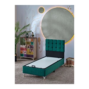 Bengü 90x190 Tek Kişilik (baza+başlık) 2 Li Set (babyface Yeşil)