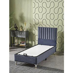 Ezgi 90x190 Tek Kişilik (baza+başlık) 2 Li Set (babyface İndigo)