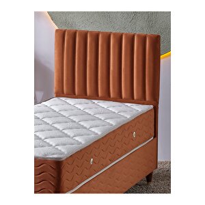 Ezgi 90x190 Tek Kişilik (baza+başlık+yatak) 3 Lü Set (babyface Kiremit)