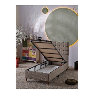 Bengü 90x190 Tek Kişilik (baza Başlik) 2 Li Set