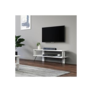 Duama Tv Sehpası, Tv Ünitesi, Beyaz, Ev-ofis Beyaz