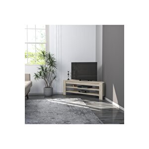 Corner Tv Sehpası, Tv Ünitesi Traverten Açık Gri