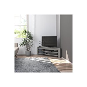 Corner Tv Sehpası, Tv Ünitesi Gri Gri