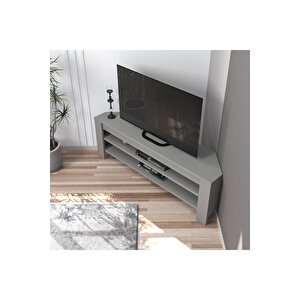 Corner Tv Sehpası, Tv Ünitesi Gri Gri