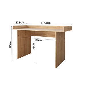 Bimossa Somas S6511 Çalışma Masası Safir-kumtaşı