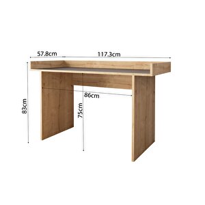 Bimossa Somas S6513 Çalışma Masası Safir-siyah