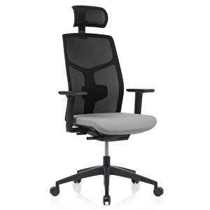 Bürosit M40 Başlıklı Siyah Gövde Çalışma Koltuğu (kumaş)