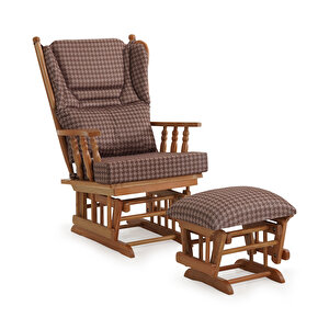 Relax Sallanan Sandalye Kaz Bordo