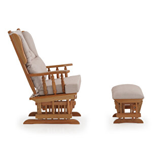 Relax Sallanan Sandalye Krem