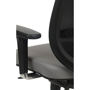 Bürosit Rhyme Alüminyum Ayarlı Kolçaklı Çalışma Koltuğu (kumaş)
