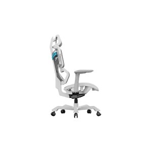Adore Gaming Ace Ultra Ergonomik Oyuncu Ve Yönetici Koltuğu-beyaz-gri 70x117-127x70 Cm (gxyxd)