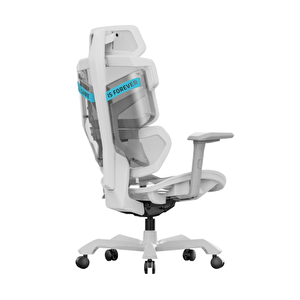 Adore Gaming Ace Ultra Ergonomik Oyuncu Ve Yönetici Koltuğu-beyaz-gri 70x117-127x70 Cm (gxyxd)