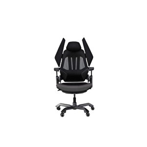 Adore Gaming T0 Next Generation Oyuncu Ve Yönetici Koltuğu-gri-siyah 75x130-139,5x70 Cm (gxyxd)